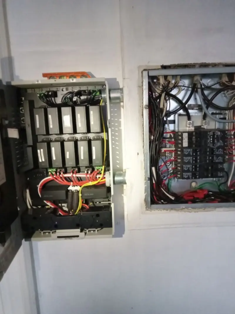 Electrical panel upgrade completed for Ring Doorbell Installation in Central City